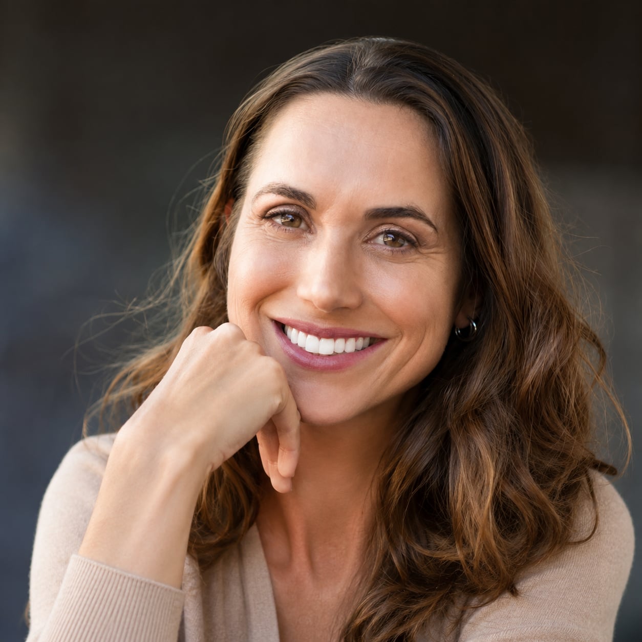 Stock photograph of an adult model